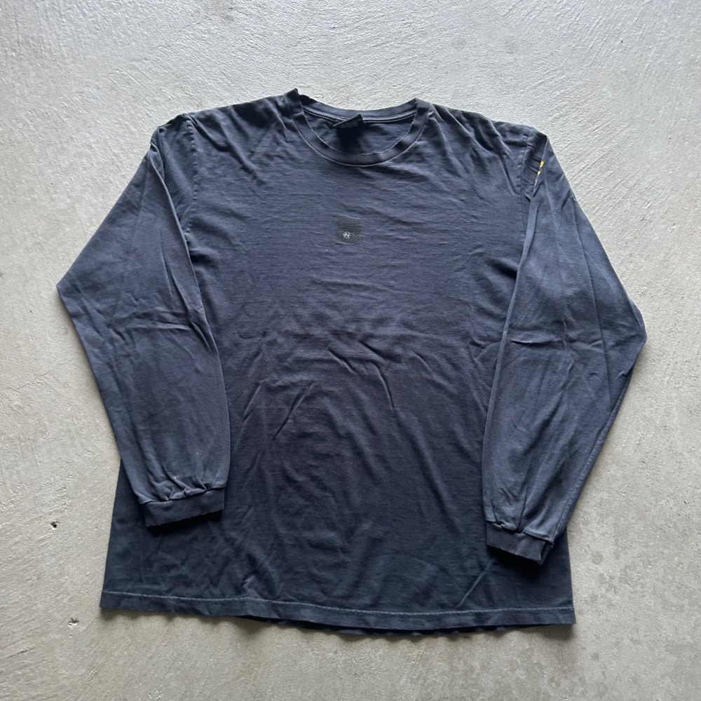 Vintage 90s Nautica Competition Long Sleeve Shirt Size XL Navy Blue Sailboat USA
